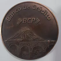 Medalla Bcp Arequipa Mollendo Por Los 100 Años .