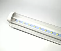 10 Regleta Tubo Led Con Base Integrada Blanca 18w