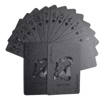 Baralho Luxo Fosco Preto Black  Cartas Poker Truco