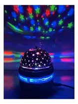 Luz De Proyeccion De Plastico Estrellas Luna Colores Usb