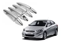 Cubre Manilla De Puerta Cromada Hyundai Accent Rb 2011-2019