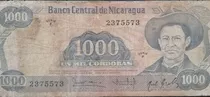 Billete Antiguo D Nicaragua 