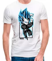 Polo Vegeta Ssj Blue Anime Dragon Ball Super Sublimado Cod.g