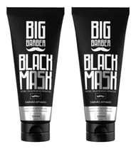 Kit 2 Mascara Removedora De Cravos Carvão Ativado Black Mask