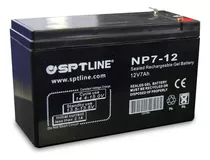 Batería Pila 12v 7ah Recargable Sptline Ups Cerco Eléctrico