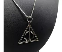 Corrente Aço Inox Harry Potter 70cm Relíquia Da Morte 