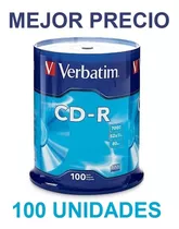 Cd Virgen Verbatim Original Cd-r 52x 80 Min 700 Mb