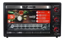 Horno De Mesa Eléctrico Telefunken Tf E400c 38l Rojo/negro 220v-240v