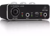 Behringer U-phoria Um-2 Interfaz De Audio Usb Envío Gratis Color Negro