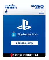 Gift Card Playstation Store 250 Reais Psn Plus Ps4 Ps5 Br