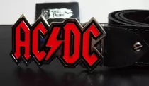 Correa Cinturón De Ac/dc Acdc Skpalace Cuero