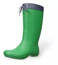 Bota De Lluvia Crocs Relaxed Verde Dxvida