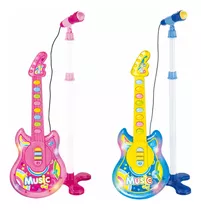 Kit 2 Guitarras Infantil Musical Emite Sons De Verdade Casal