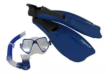 Juego Buceo Aletas Visor Snorkel Lagon Talla 23.5/24.5 Ecom