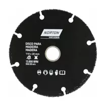 Disco De Corte De Carburo Multimaterial 4-1/2 Norton Madera 