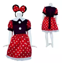 Disfraz Mickey Mouse Minnie Mouse Disfraz Mimi Fiesta Niña Vestido Minnie Mouse Niiña