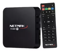  Netmak Nm-tv Box 1 Padrão 4k 8gb Preto Com 1gb De Memória Ram