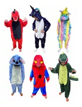 Pijama Kigurumi Niño Unicornio Dinosaurio Jirafa Cebra Panda