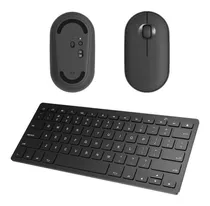 Teclado, Mouse Bluetooth Preto Para Notebook Hp