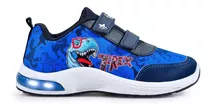 Zapatillas Footy Pop T-rex Rawr Dinosaurio Luz Al Pisar Niño