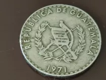 Moneda De 0.25 Ctv De Guatemala 