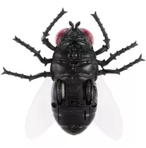 Brinquedo Robô Mosca Gigante C/ Controle Realista Tik Tok Cor Preto