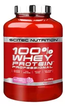 Proteina 100% Whey Professional 78 Serv. - Scitec Nutrition Sabor Frutilla Chocolate Blanco