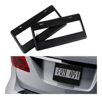 2pzs Porta Placas Personalizable Alfanumerico Marco Ancho 