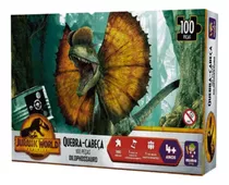 Quebra-cabeça 100 Peças Jurassic World Dilophossauro Mimo