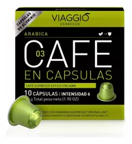 Café Arábica En Cápsula Viaggio Sin Tacc