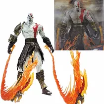 Action Figure God Of War Kratos Flaming Blades