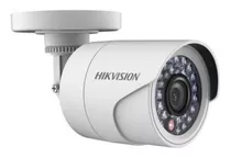 Camara De Seguridad Hd Bala Hikvision 1mp 720p Exterior 20m Color Blanco