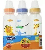 Set 3 Mamaderas 240 Ml Evenflo