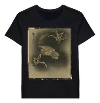 Remera Japanese Aesthetic Dragon Vintage Japan Woodart P1652