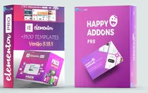 Happy Addons Pro + Elementor Pro + 3100 Templates Envatos