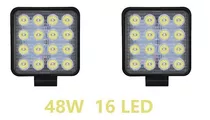 Pack 2 Foco Led 48w Neblinero 4x4 Autos Cree\60768