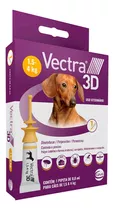 Antipulgas E Carrapatos Ceva Vectra 3d P/ Cães De 1,5 A 4kg