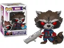 Caja Funko Pop Rocket Raccoon Con Detalles, Exclusiva 396