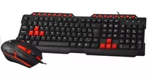 Kit Teclado + Mouse Usb Gaming Gk-20bk C3 Tech