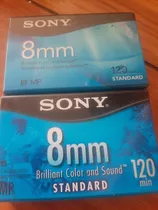 02 Cintas De Video 8mm Sony 120 Min