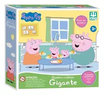 Quebra Cabeça Gigante Peppa Pig 16 Peças - Nig Brinquedos