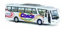 Miniatura Ônibus Viagem Coach Ferro Fricção Coleção 18cm 