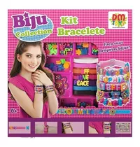 Conjunto Miçangas Biju Collection Kit Bracelete 6312 Dmtoys