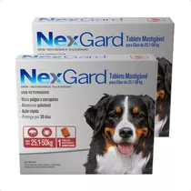 2 Nex Gard 25 A 50kg Carrapato AntipuLG Original Nota Fiscal