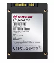 Transcend 2.5sata-2 Ssd, Ts64gssd25s-m, 64gb