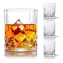 Juego De 4 Vasos De Whisky  Vasos Antiguos De 11 Oz  Va...