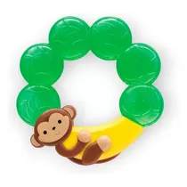 Mordedor Buba Soft, Enfriable, Para Bebés, Con Diseño De Mono De Agua, Color Verde Esmerilado
