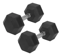 Mancuerna Hexagonal Engomada 24 Kg - X Unidad - Pesa Goma 