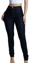 Calça Jeans Feminina Sawary Hot Pants Cintura Alta