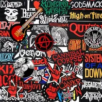 36 Parches De Música Rock Heavy Metal Para Planchar, Insign